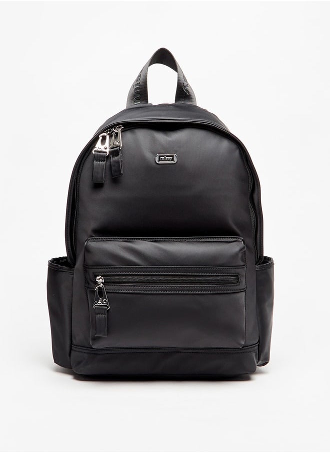 buy-missy-missy-solid-backpack-with-zip-closure-and-adjustable-strap_kz4