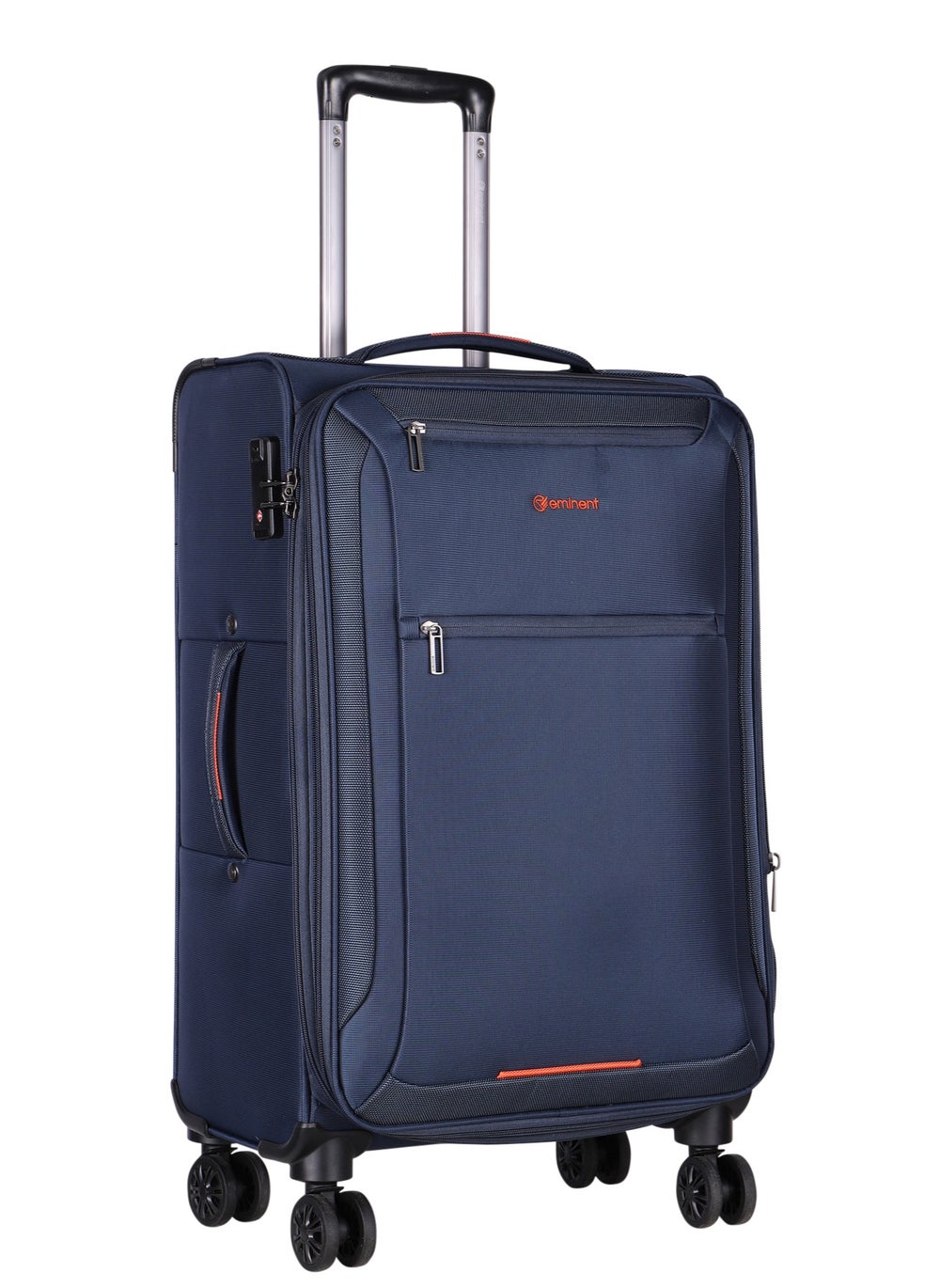 buy-eminent-unisex-soft-travel-bag-medium-luggage-trolley-polyester-lightweight-expandable-4-double-spinner-wheeled-suitcase-with-3-digit-tsa-lock-e751-navy-blue_q0u