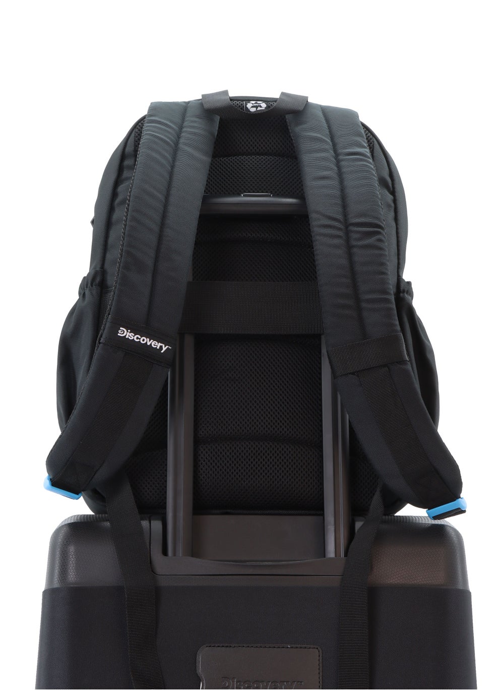 buy-discovery-discovery-icon-backpack-16-2l-black-durable-lightweight-multi-compartment-travel-bag-padded-laptop-tablet-pocket-rfid-adjustable-strap-with-luggage-fix-strap-men-women-school-outdoor_kkk