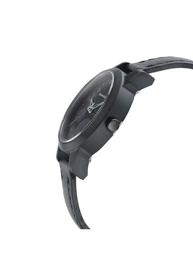 buy-sonata-round-shape-leather-band-analog-wrist-watch-87032pl03_d95