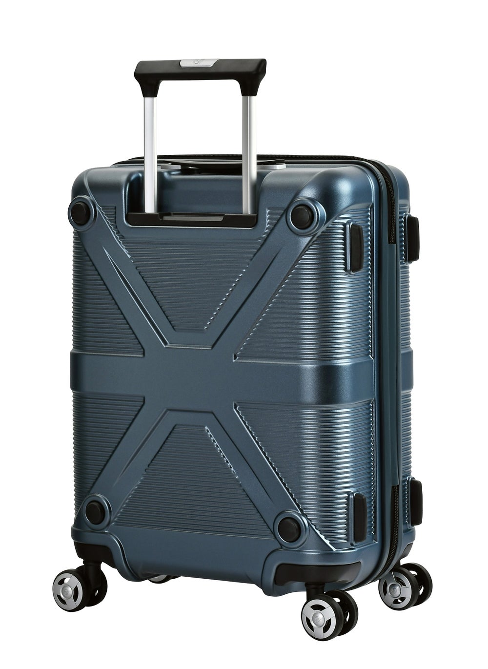 buy-eminent-hard-case-travel-bag-cabin-luggage-trolley-polycarbonate-lightweight-suitcase-4-quiet-double-spinner-wheels-with-tsa-lock-kj97-graphite_hfj