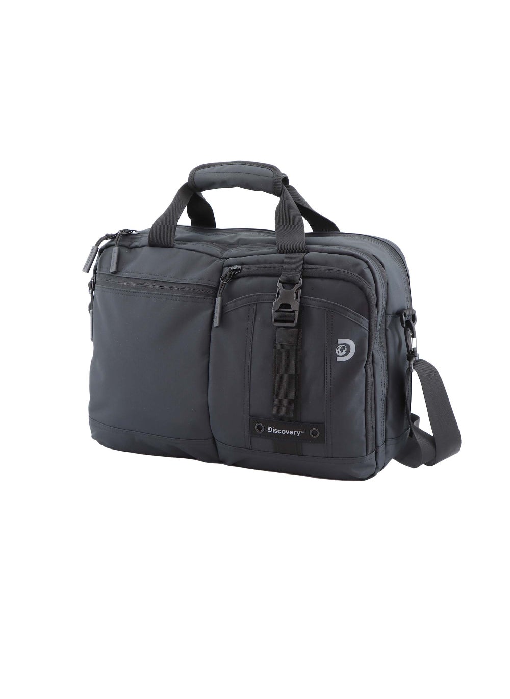 buy-discovery-discovery-shield-rpet-polyester-briefcase-black-durable-water-resistant-lightweight-laptop-bag-messenger-bag-for-office-business-travel-college_3hy