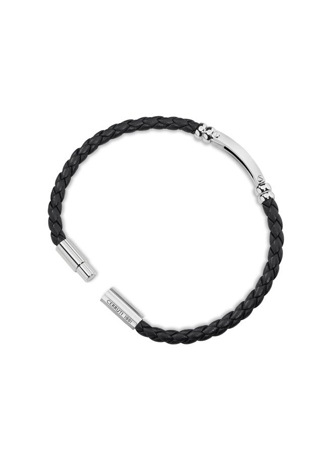 buy-cerruti-1881-cirrilio-bracelettwisted-black-leather-with-elegant-designclassic-masculine-statement-for-modern-gentlemen_9n3