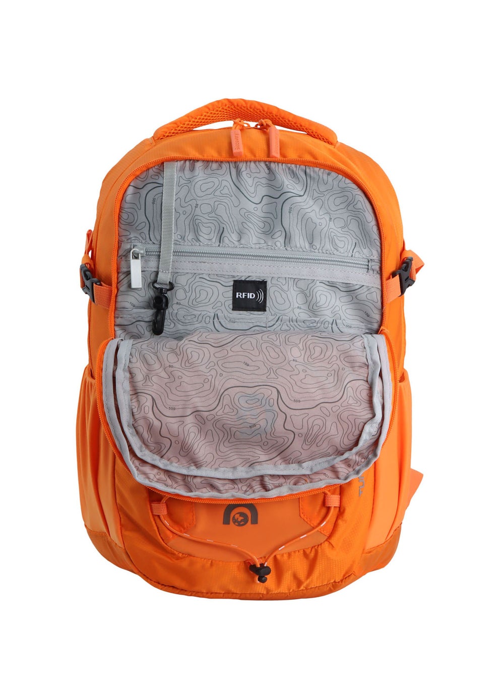 buy-discovery-discovery-outdoor-23l-backpack-orange-for-adventure-durable-lightweight-water-resistant-multi-compartment-bag-for-men-women-hiking-trekking-camping-travel_lkj