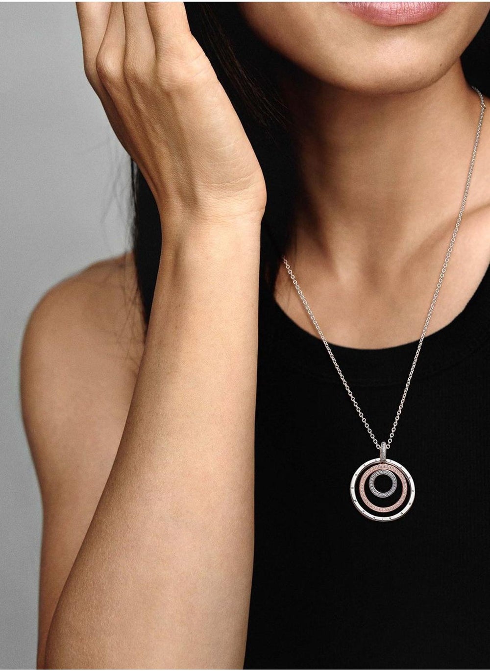 buy-pandora-two-tone-circles-pendant-necklace_w8l
