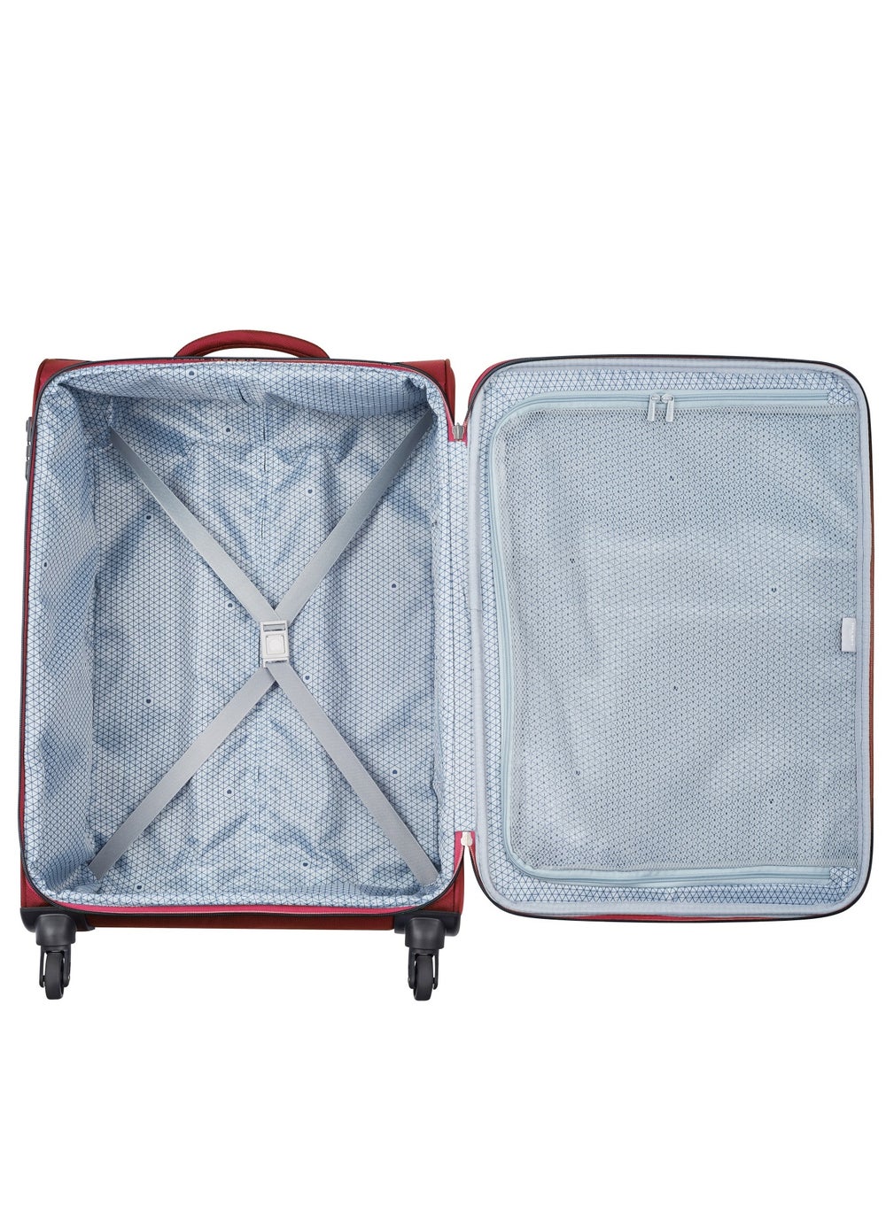 buy-delsey-paris-cuzco-68cm-softcase-4-wheel-check-in-luggage-trolley-case-red-00390681104_tal