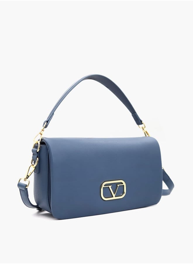 buy-v-italia-solid-crossbody-bag-with-detachable-strap-and-flap-closure_sb7