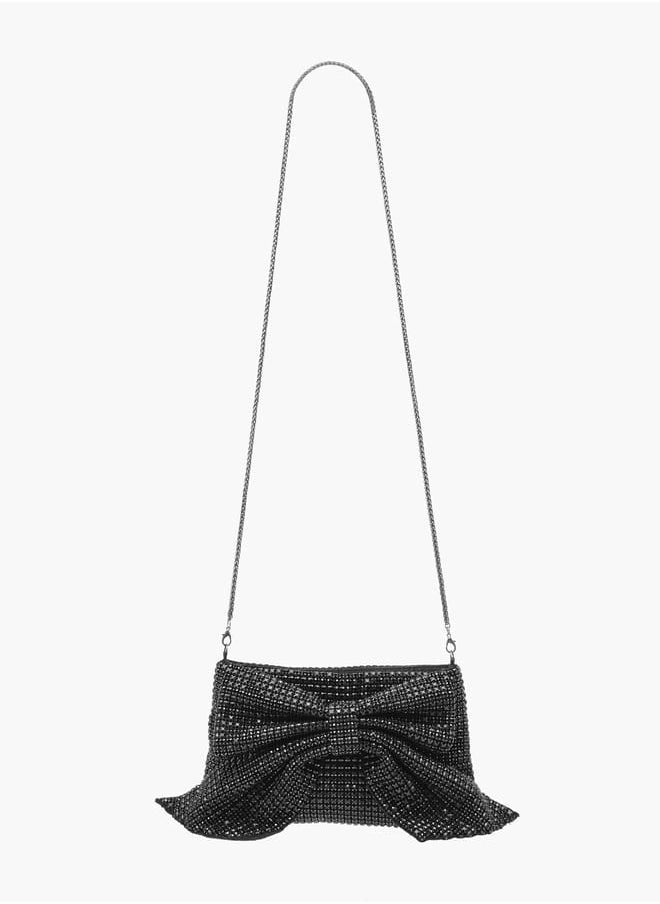buy-celeste-women-bow-embellished-crossbody-bag-with-chain-strap_y09