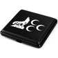 Gray Wolf Crescent Cigarette Case - Holds 20