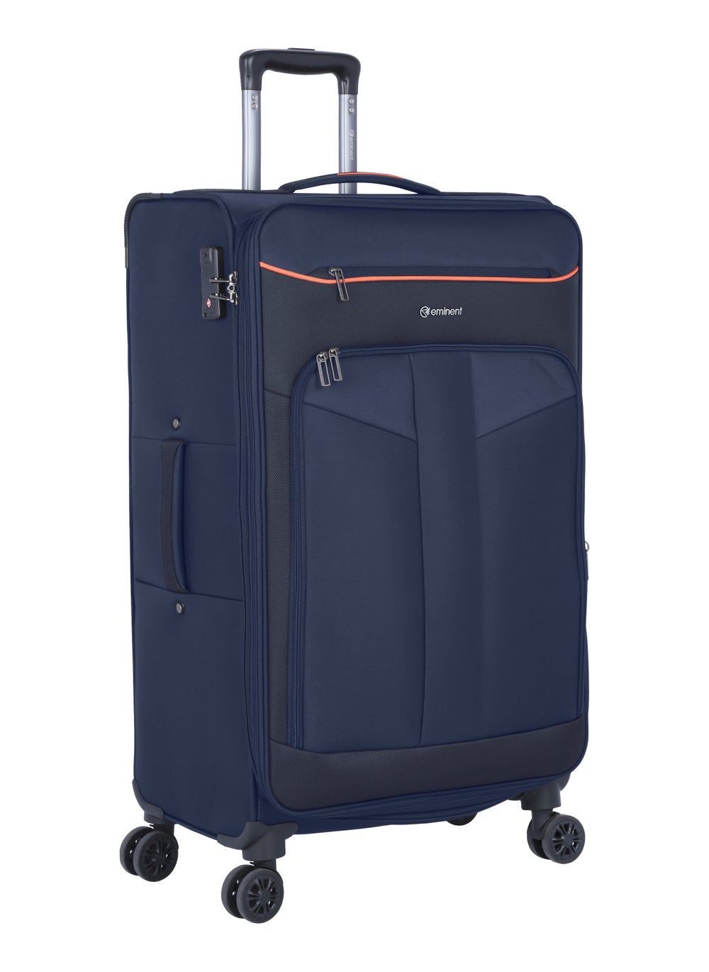 buy-eminent-unisex-soft-travel-bag-large-luggage-trolley-polyester-lightweight-expandable-4-double-spinner-wheeled-suitcase-with-3-digit-tsa-lock-e788-navy-blue_7l6