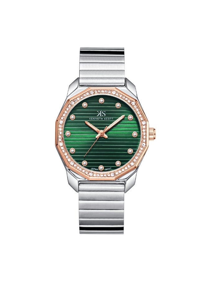 buy-kenneth-scott-women-s-stainless-steel-analog-watch-k24505-kbkh-33-mm_omc