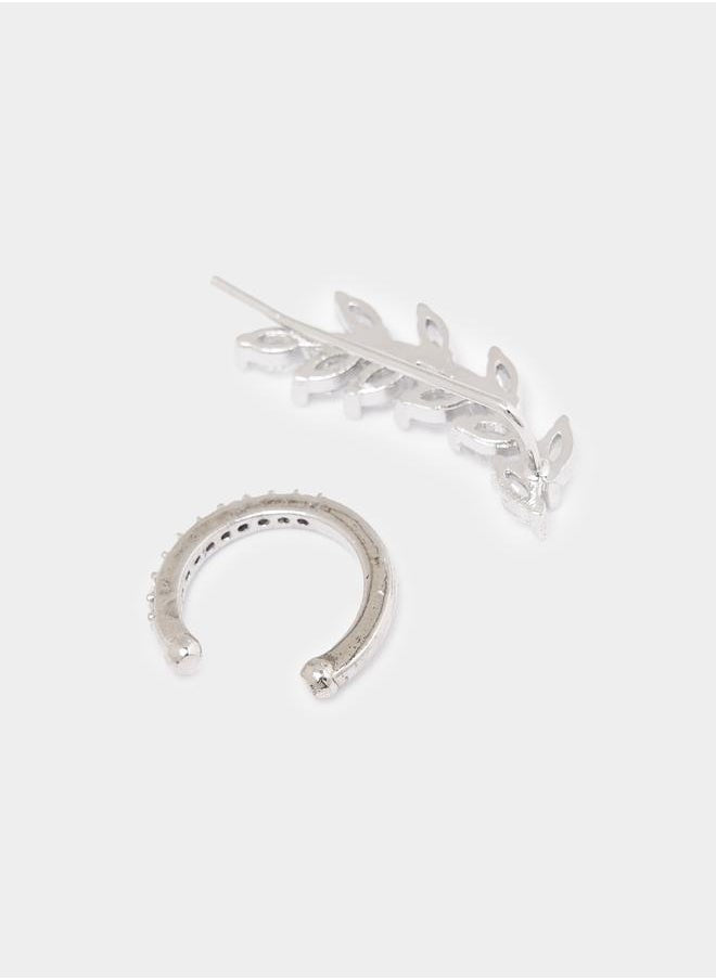 buy-styli-set-of-3-leaves-design-cuff-earrings_zz3