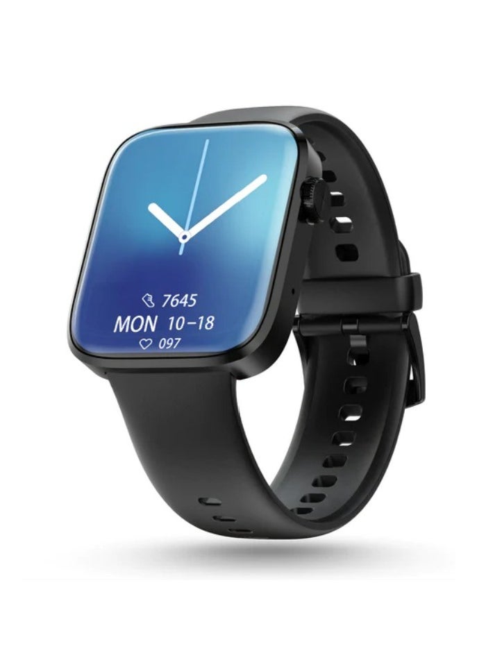 buy-pebble-cosmos-prime-1-91-ips-display-600-nits-wireless-charging-smartwatch-for-men-women-50-sports-mode-ip67-water-resistance-compatible-with-android-ios-260mah-battery-jet-black_4ch