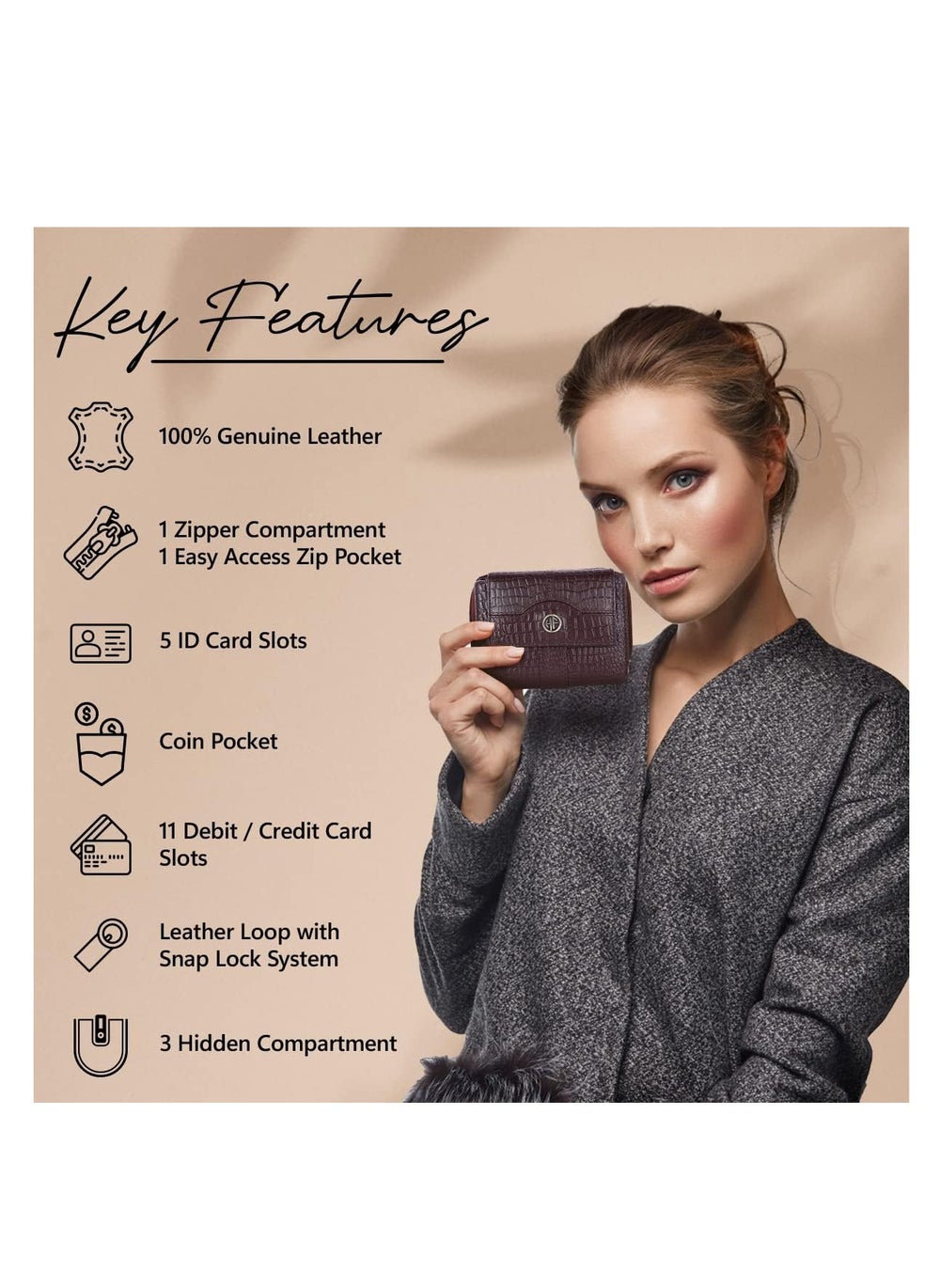 buy-hammonds-flycatcher-wallet-for-women-leather-ladies-wallet-croc-brown-14-card-slots-rfid-protection-3-id-card-slots-women-s-wallet-button-closure-daily-use-women-money-purse-zv1v_pbh