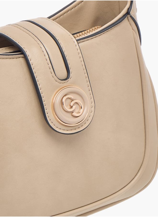 buy-celeste-women-logo-accent-shoulder-bag-with-zip-closure_y6i