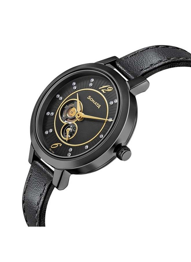 buy-sonata-round-shape-leather-band-chronograph-wrist-watch-8141nl03-32-mm-black_p1o