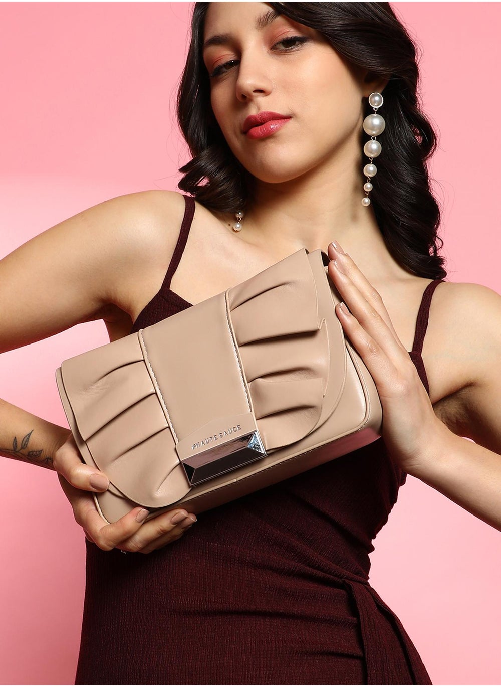 buy-haute-sauce-women-s-the-ruched-sling-bag-beige_se9