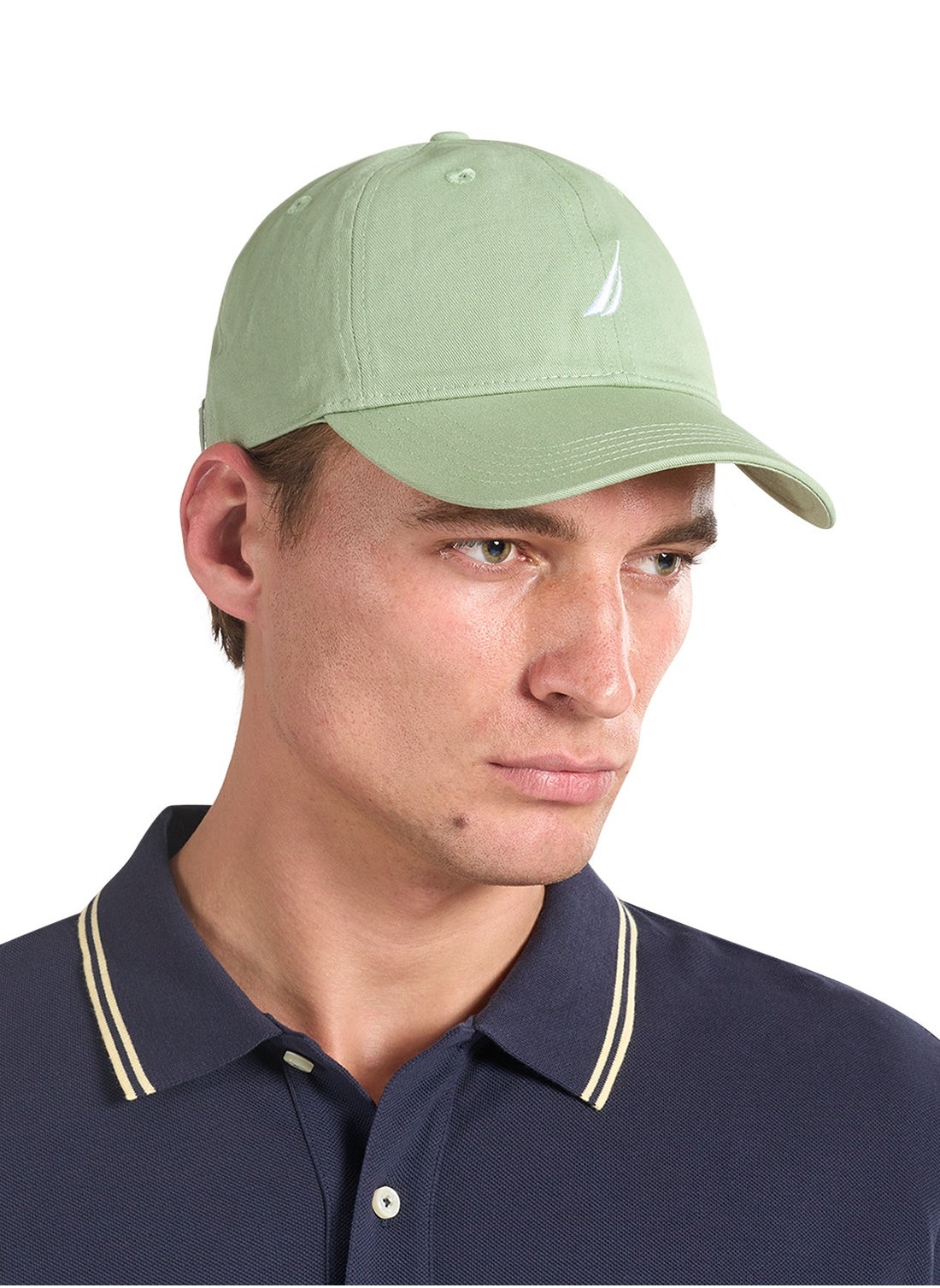 buy-nautica-green-3d-embroidered-logo-cap_1v4