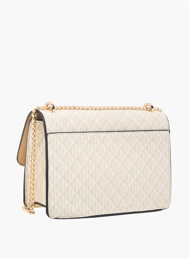 buy-elle-women-monogram-print-crossbody-bag-with-adjustable-strap-and-flap-closure_xwv