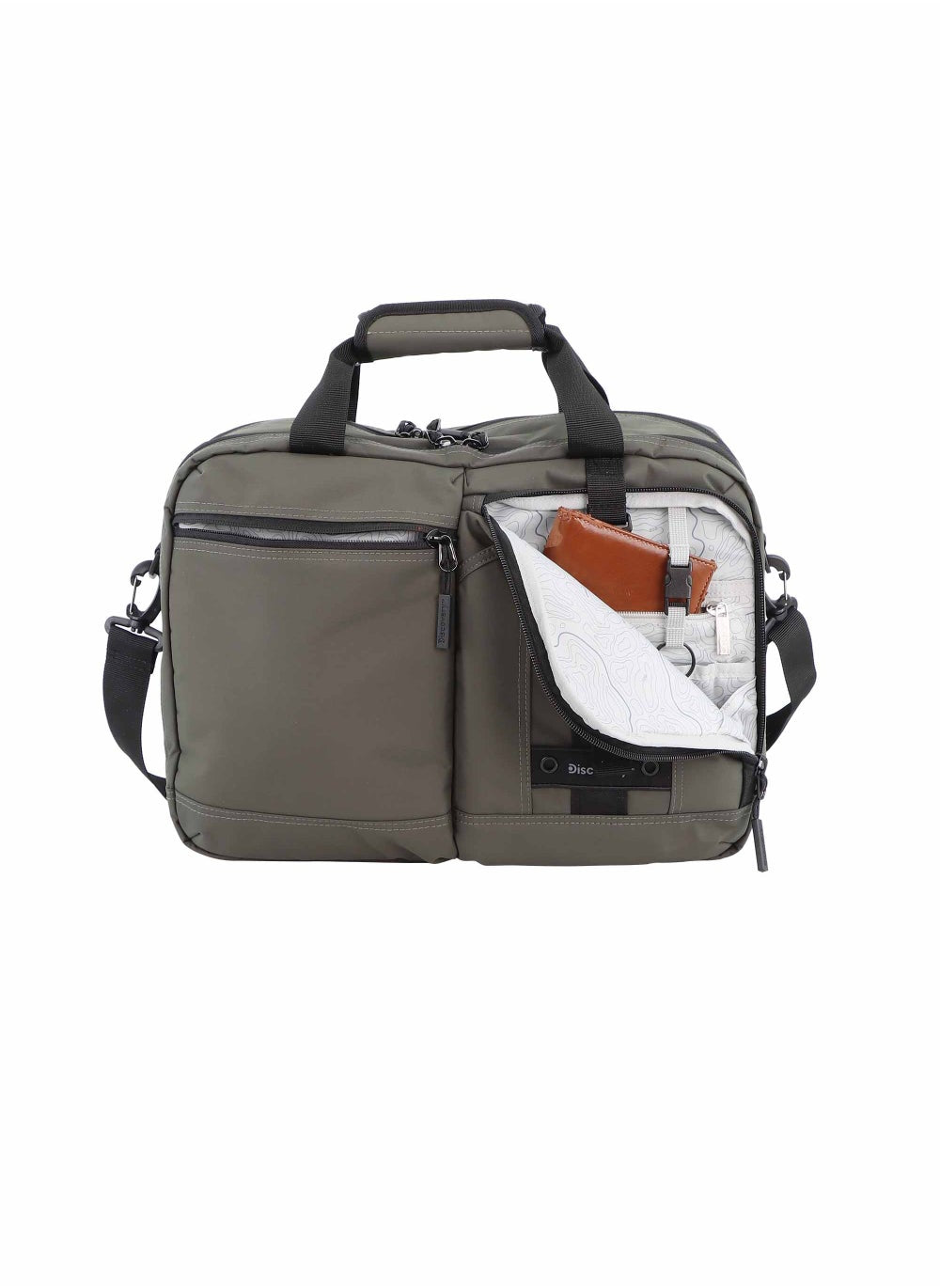 buy-discovery-discovery-shield-rpet-polyester-briefcase-khaki-durable-water-resistant-lightweight-laptop-bag-messenger-bag-for-office-business-travel-college_3bb