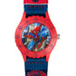 buy-disney-disney-marvel-spiderman-blue-canvas-strap-boys-watch-spd3495arg_xhm