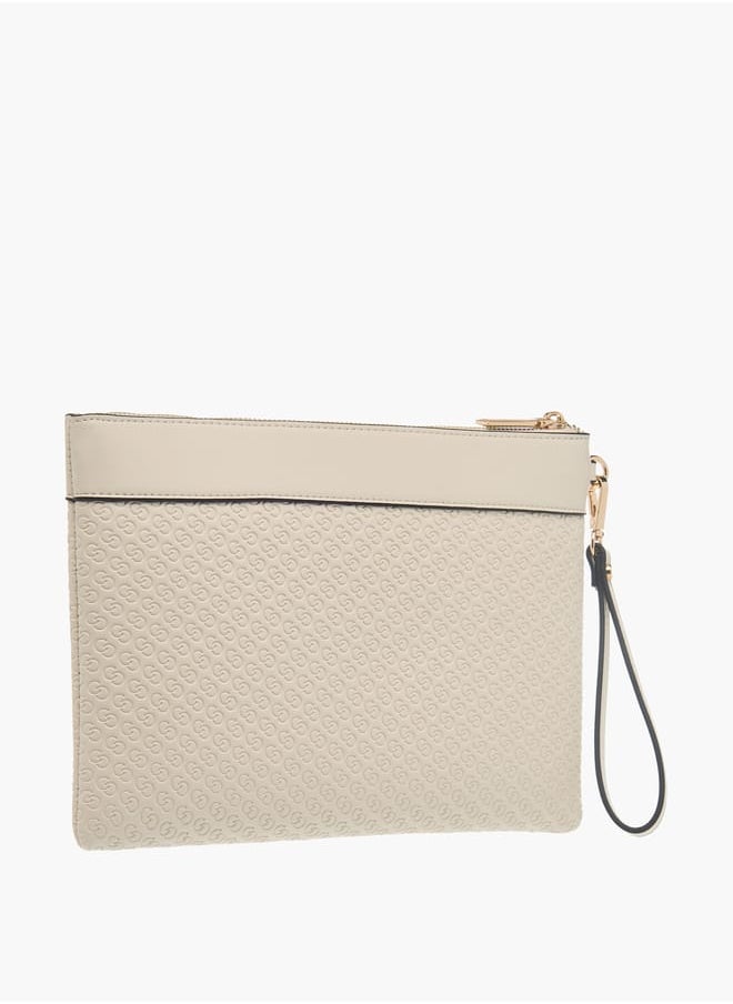 buy-celeste-womens-monogram-embossed-wallet-with-detachable-wristlet-strap-and-zip-closure_o51