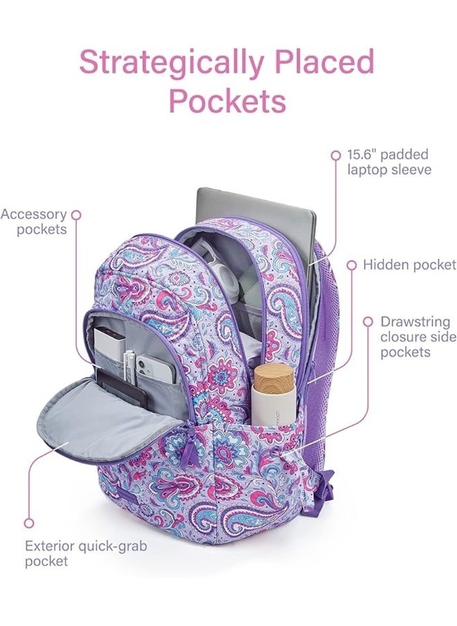 buy-bagsmart-bagsmart-passiflora-paisley-the-wanderland-bonchemin-15-6-inch-campus-backpack_pkp