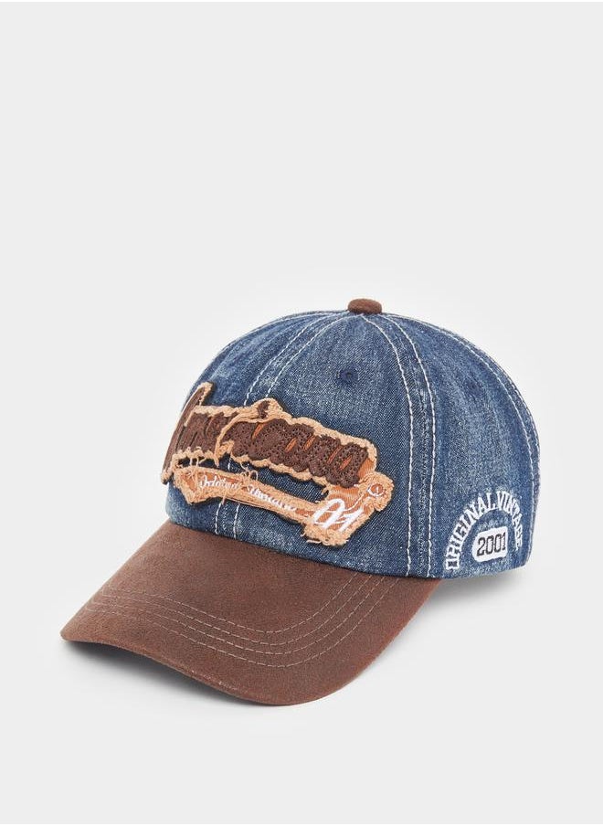 buy-styli-denim-look-embroidered-baseball-cap_ajj