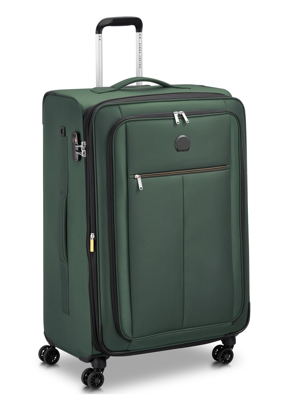 buy-delsey-paris-pin-up-6-78cm-softcase-4-double-wheel-expandable-check-in-trolley-case-green-00343082103_t5k