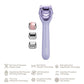 9-in-1 Purple Microneedle Roller with Rose Quartz