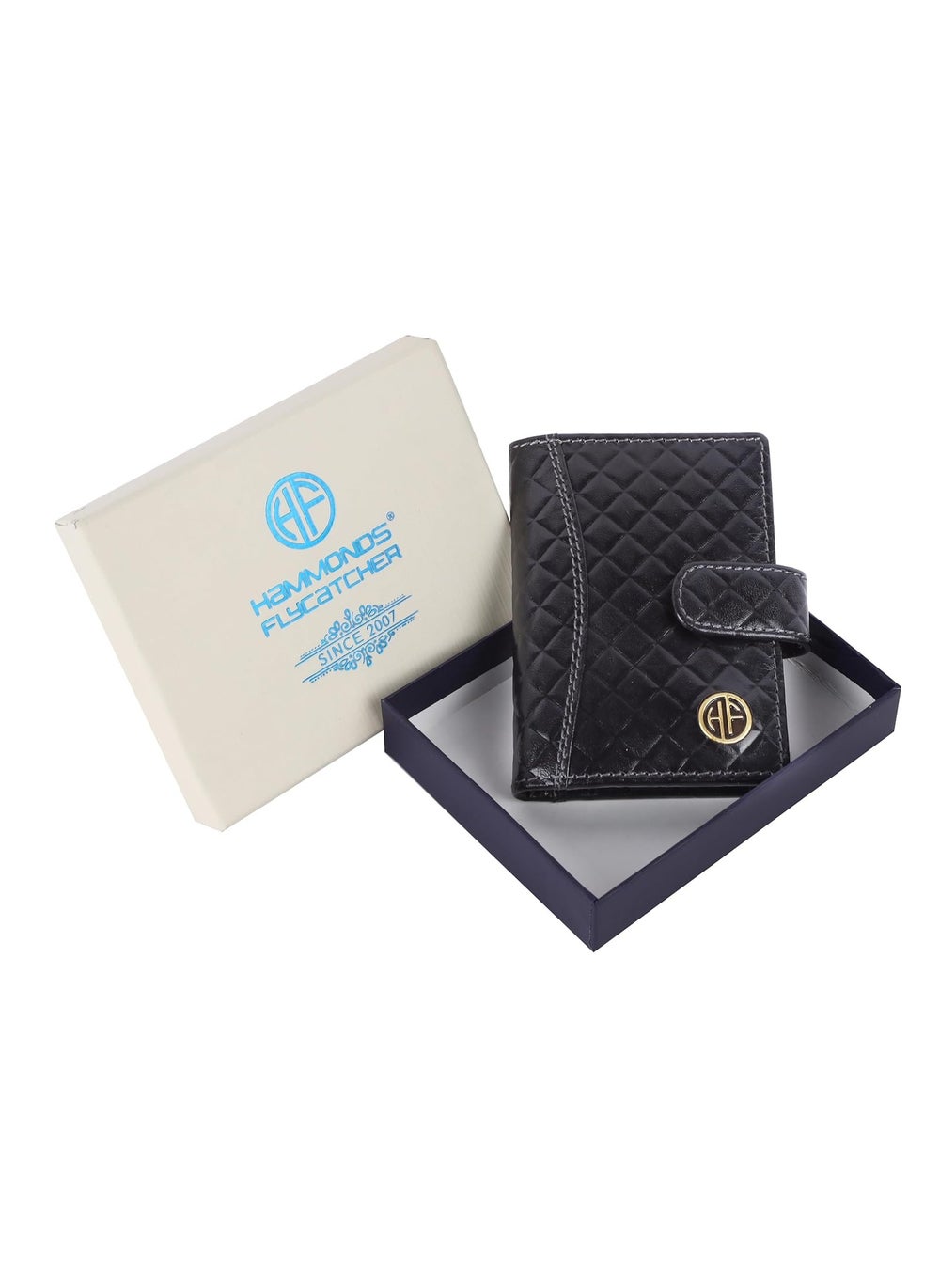 buy-hammonds-flycatcher-leather-card-holder-for-men-credit-card-holder-slim-bi-fold-rfid-protected-credit-card-wallet-for-men-with-18-card-slots-metal-snap-button-rhombus-black-cc602-rhm-blk-zs1k_os8