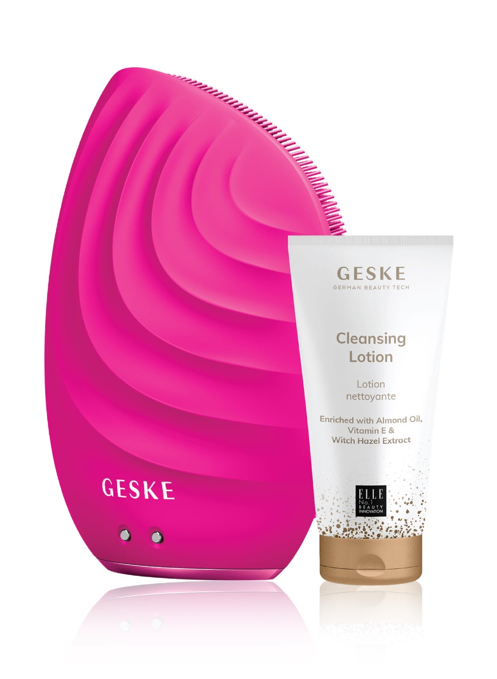 buy-geske-cleansing-lotion-almond-oil-hazel-extract-vitamin-e-deep-cleanse-exfoliate-nourish-sonic-facial-brush-5-in-1-complete-skincare-set-for-radiant-healthy-skin-combo-pack-magenta_jmu