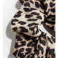 Oversized Chic Pattern Weave Scrunchie