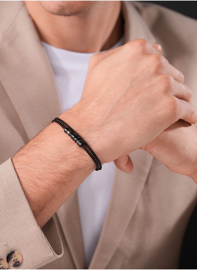 buy-cerruti-1881-tornillo-2-braceletdouble-tour-black-leather-with-steel-accentsadjustable-and-sophisticated-design_wme