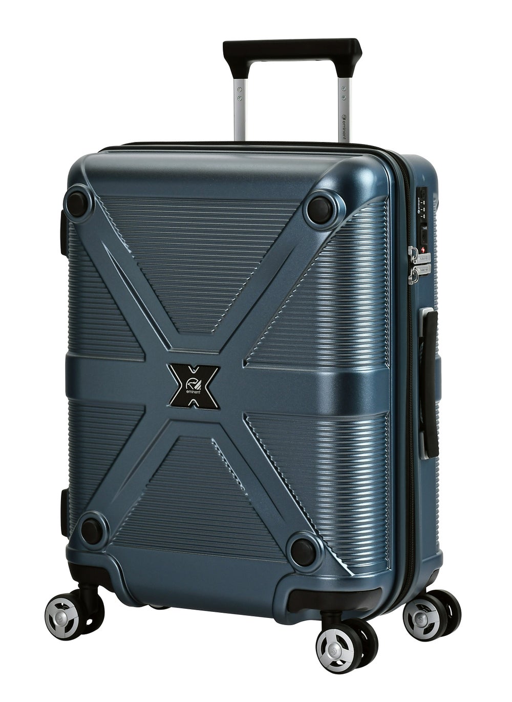 buy-eminent-hard-case-travel-bag-cabin-luggage-trolley-polycarbonate-lightweight-suitcase-4-quiet-double-spinner-wheels-with-tsa-lock-kj97-graphite_1wa