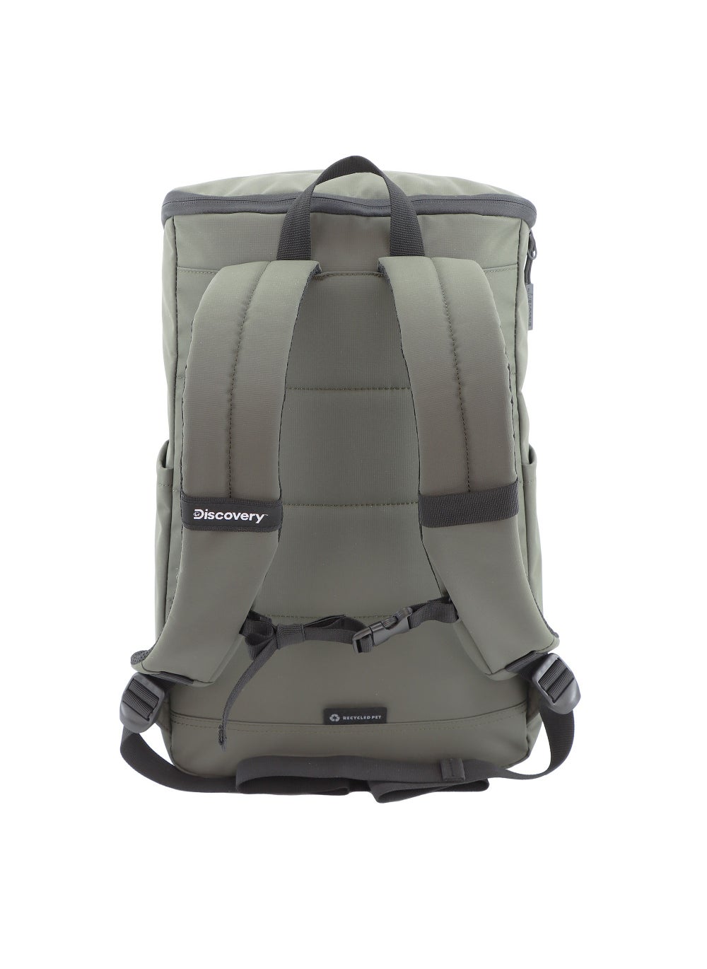 buy-discovery-discovery-shield-rpet-polyester-top-zip-open-laptop-backpack-khaki-with-tablet-compartment-casual-backpack-30l-large-capacity-laptop-bag-water-resistant-multi-pocket-school-travel-business-bag_ijt