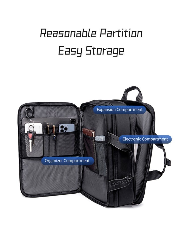 buy-arctic-hunter-travel-backpack-with-expandable-pocket-30l-backpack-built-in-convertible-handbag-for-17-inch-laptop-4-level-water-resistant-anti-theft-laptop-backpack-for-office-travel-b00540-black_0ka