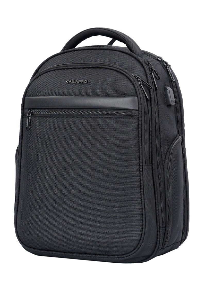 buy-cabinpro-premium-backpack-water-resistant-180deg-opening-daypack-with-built-in-usb-port-for-men-and-women-on-travel-casual-business-school-college-cp012-black_vc3