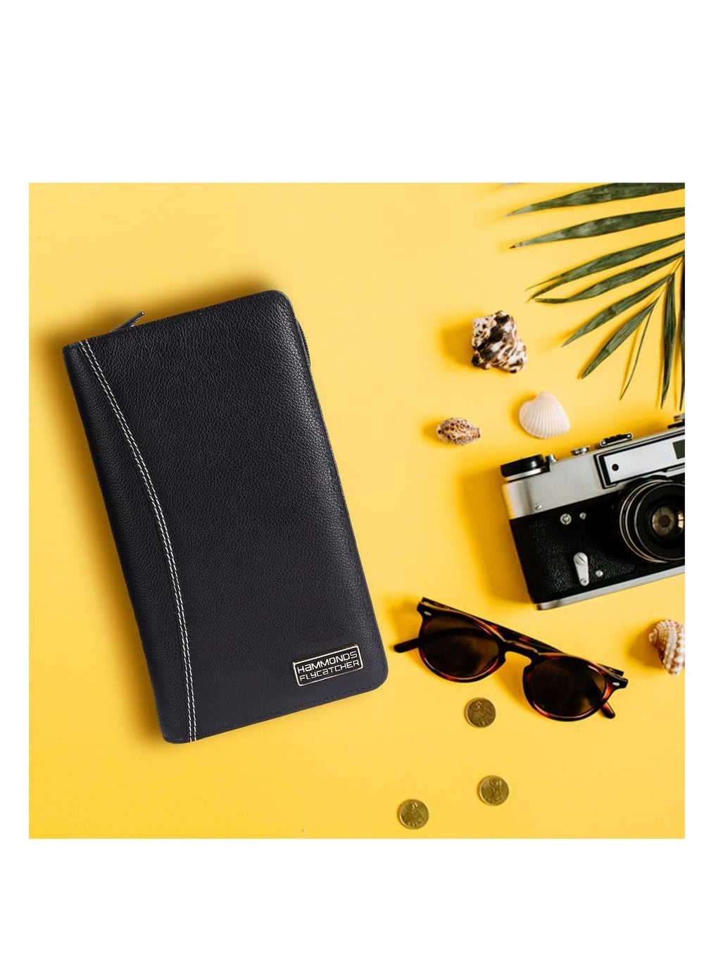 buy-hammonds-flycatcher-passport-cover-passport-holder-for-men-and-women-leather-travel-accessories-document-organizer-with-rfid-protection-black-multiple-cards-passport-holder-for-trips_wb2