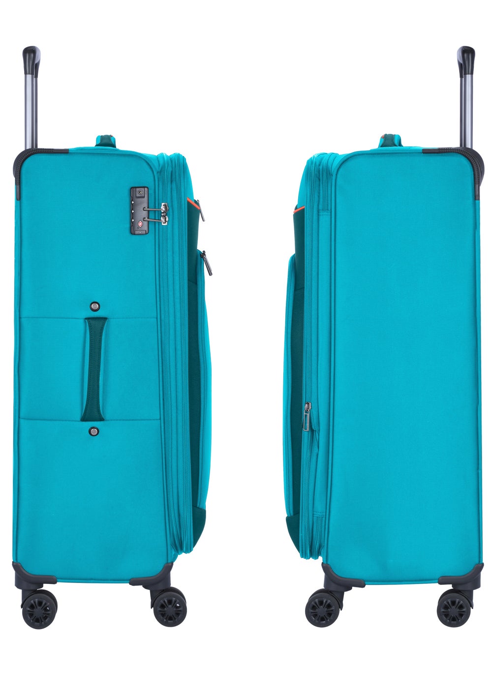 buy-eminent-unisex-soft-travel-bag-large-luggage-trolley-polyester-lightweight-expandable-4-double-spinner-wheeled-suitcase-with-3-digit-tsa-lock-e751-green_0wm