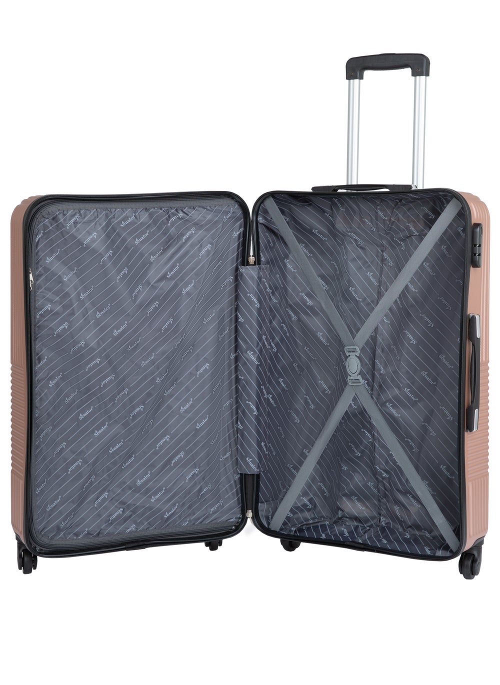 buy-senator-hard-case-travel-bag-luggage-trolley-for-unisex-abs-lightweight-suitcase-with-4-spinner-wheels-kh110-rose-gold_01v