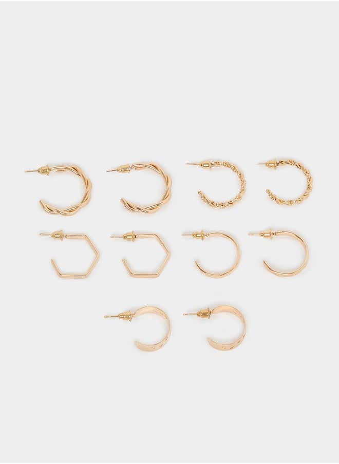 buy-styli-set-of-5-twist-detail-hoop-earrings_i9t