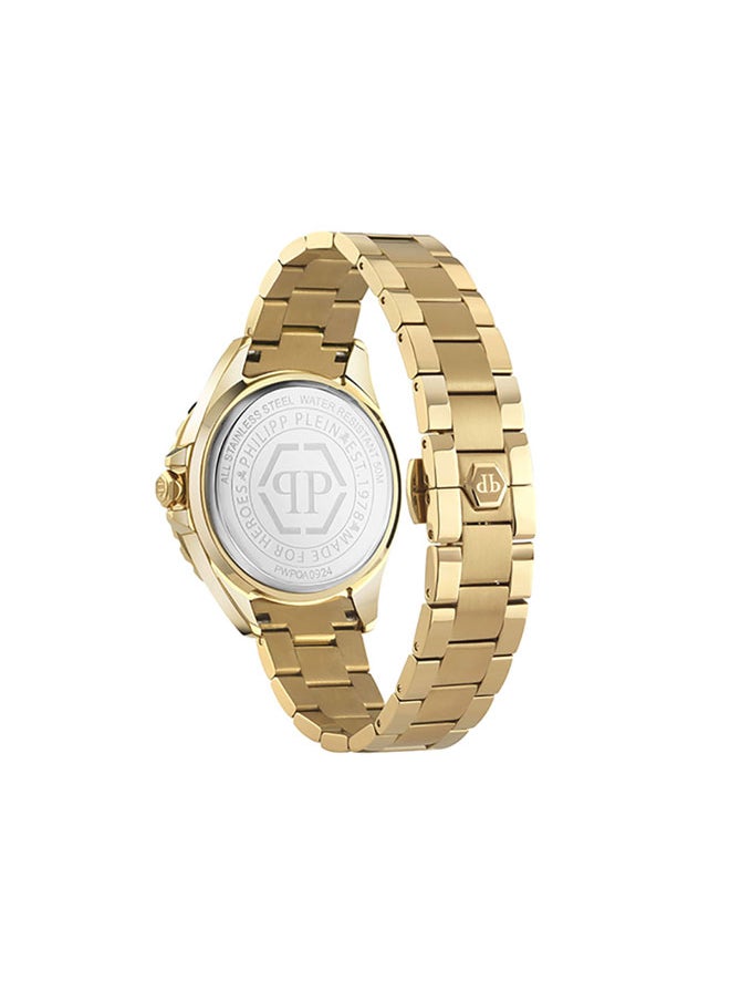 buy-philipp-plein-women-s-watch-by-philipp-plein-with-crystal-bezel-emerald-green-honeycomb-dial-roman-numerals-and-gold-stainless-steel-bracelet-38mm-3-hand-quartz-timepiece_irq