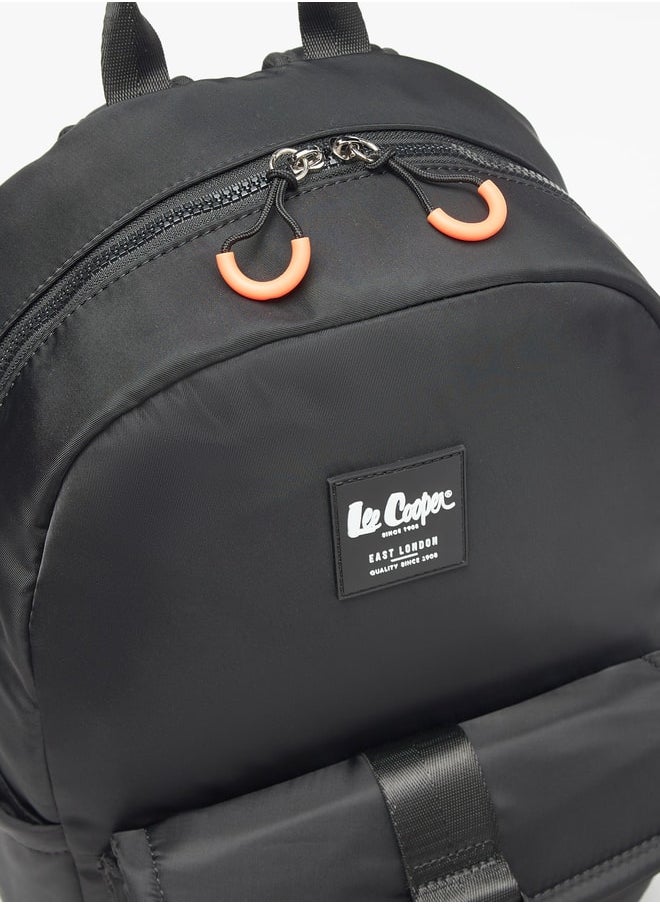 buy-lee-cooper-logo-applique-backpack-with-adjustable-shoulder-straps-and-handle_ctk