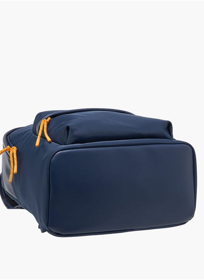 buy-lee-cooper-women-logo-print-backpack-with-adjustable-shoulder-straps-and-zip-closure-31x40x19-cm_i9i