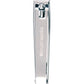 Brushworks Stainless Steel Toenail Clipper with File