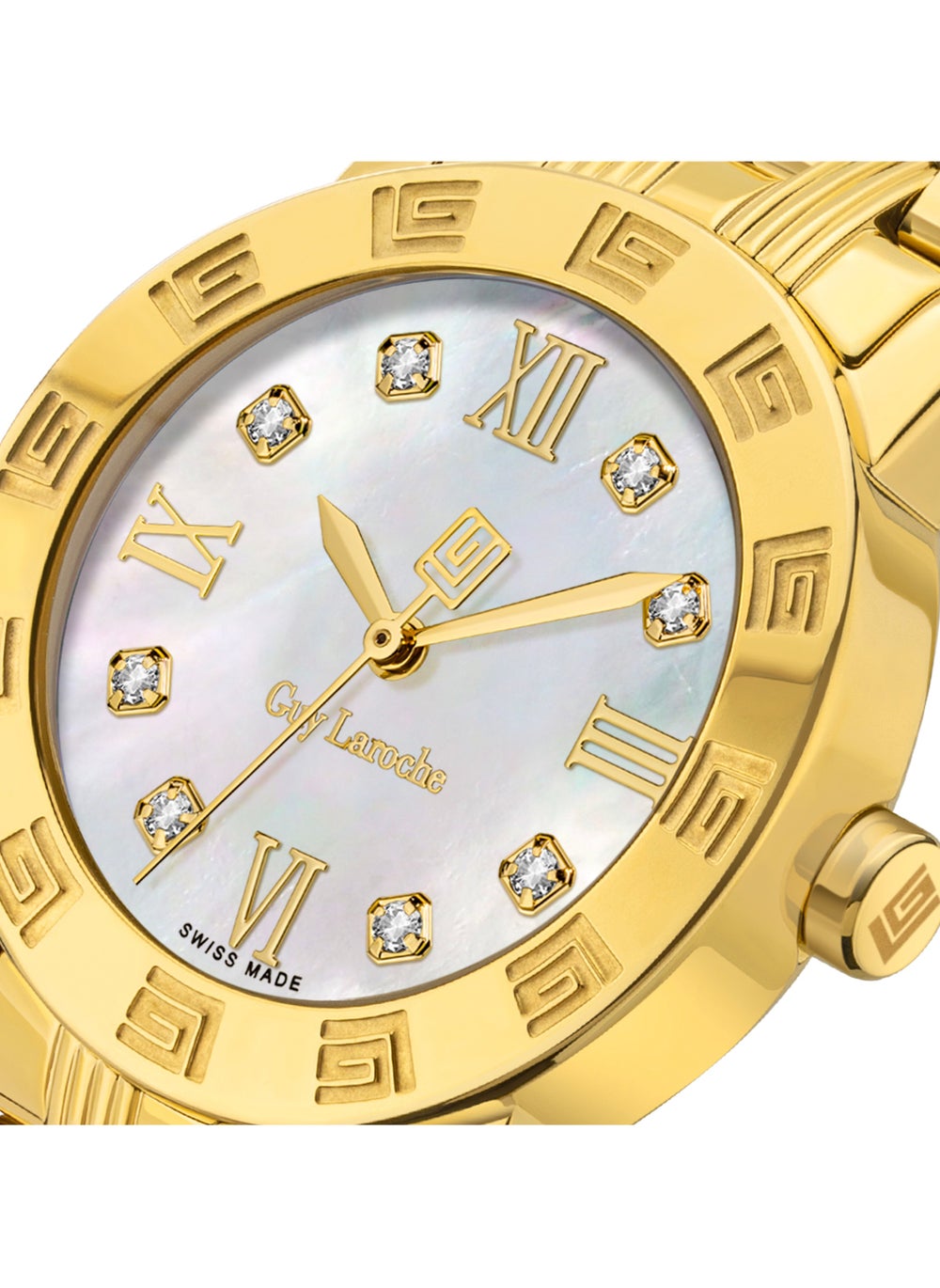 buy-guy-laroche-alex-watch-for-women-with-white-dial-and-yellow-gold-stainless-steel-bracelet_3ip