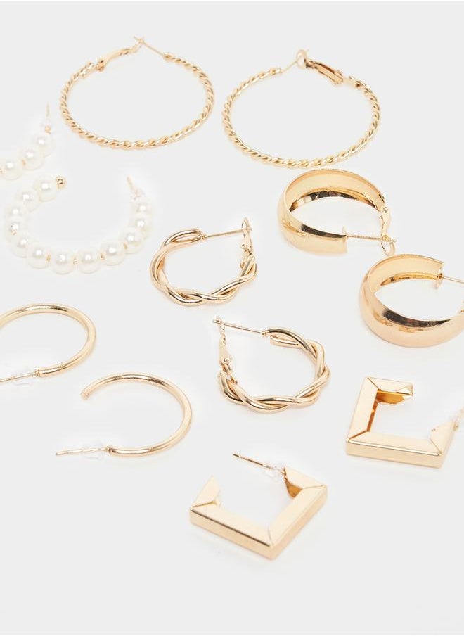 buy-styli-set-of-6-textured-hoop-earrings_z5f