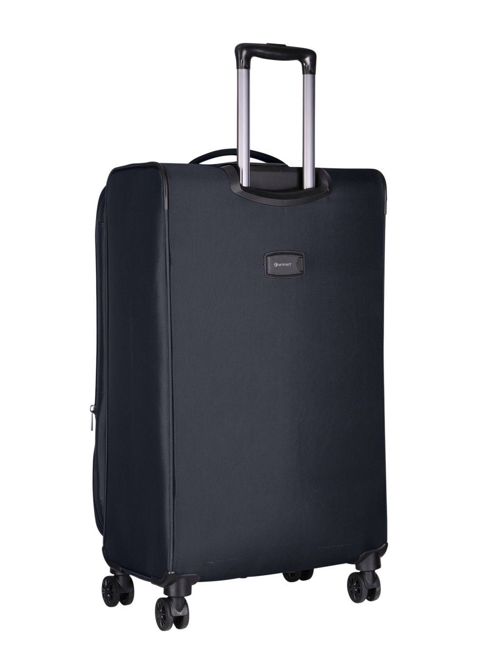 buy-eminent-unisex-soft-travel-bag-medium-luggage-trolley-polyester-lightweight-expandable-4-double-spinner-wheeled-suitcase-with-3-digit-tsa-lock-e751-black_ctf