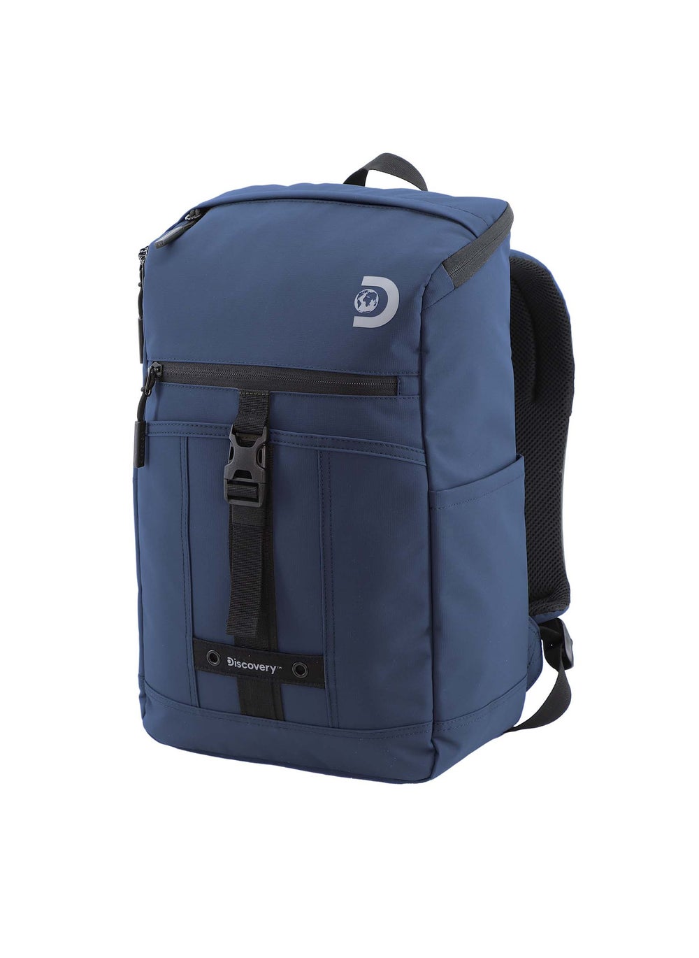 buy-discovery-discovery-shield-rpet-polyester-top-zip-open-laptop-backpack-blue-with-tablet-compartment-casual-backpack-30l-large-capacity-laptop-bag-water-resistant-multi-pocket-school-travel-business-bag_j72